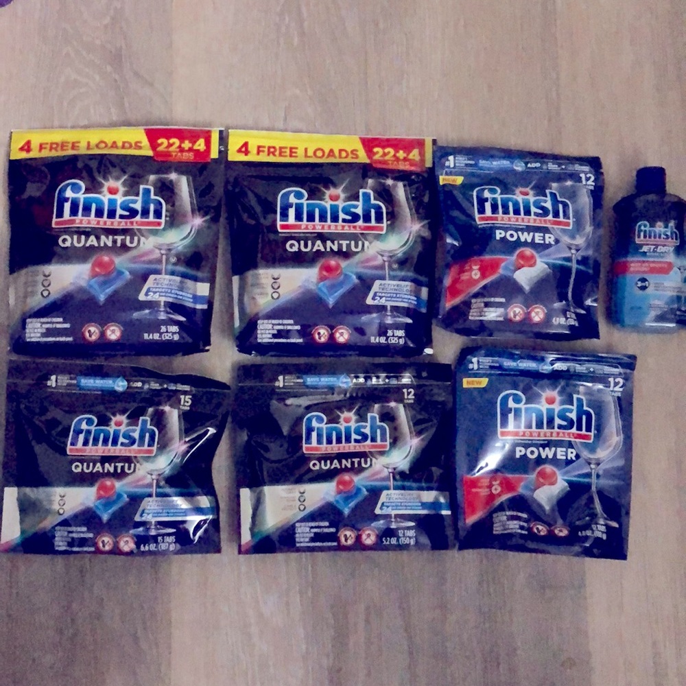 Finish Dishwasher Detergent Tabs